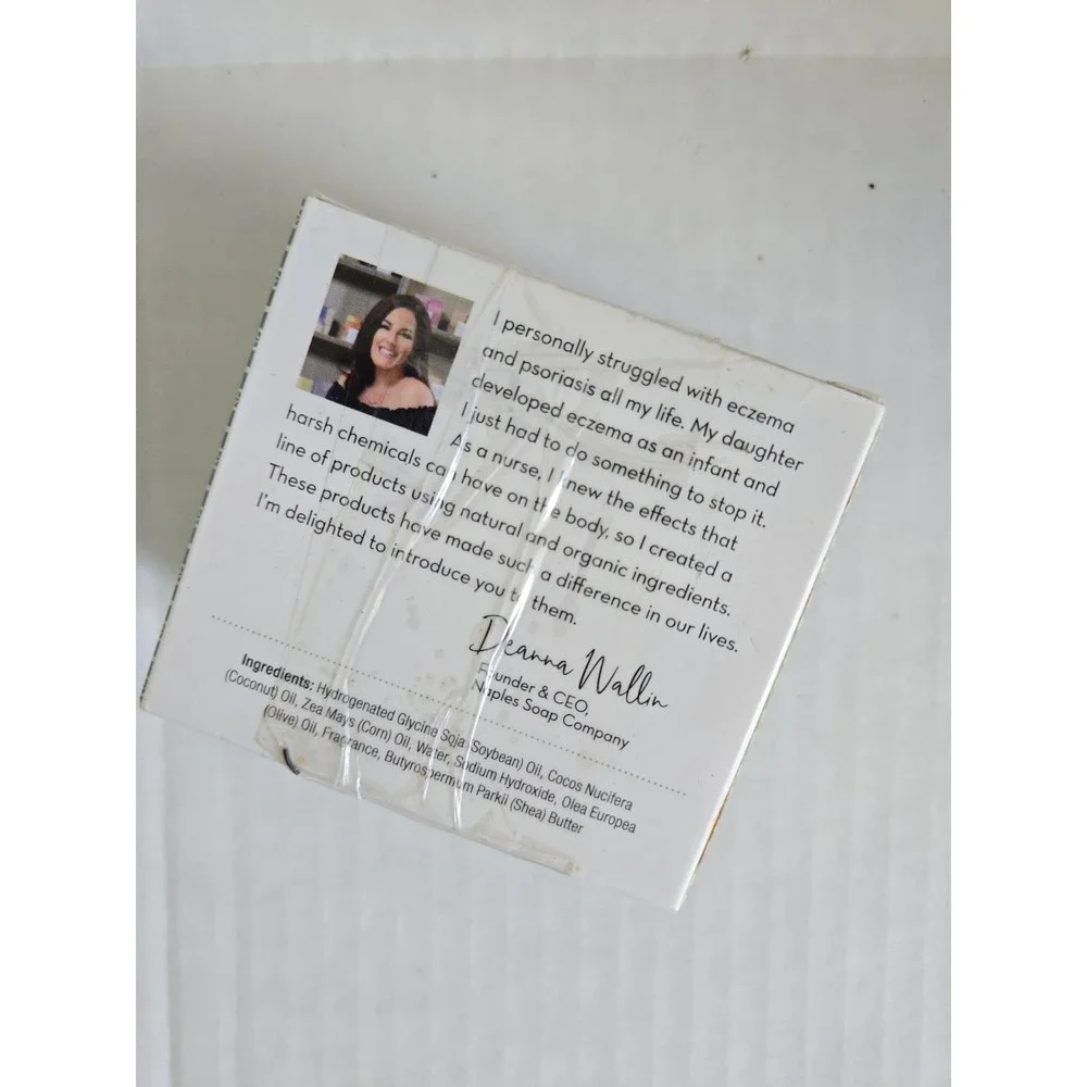 Naples Soap Co Coconut Bars Loffah New In Pkg 3 Bars Natural Exfoliating